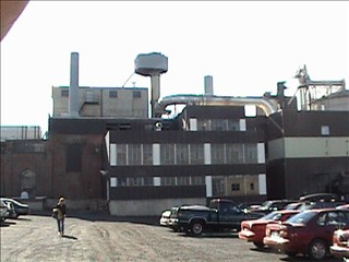 Wood
              chips fuel this college boiler plant.